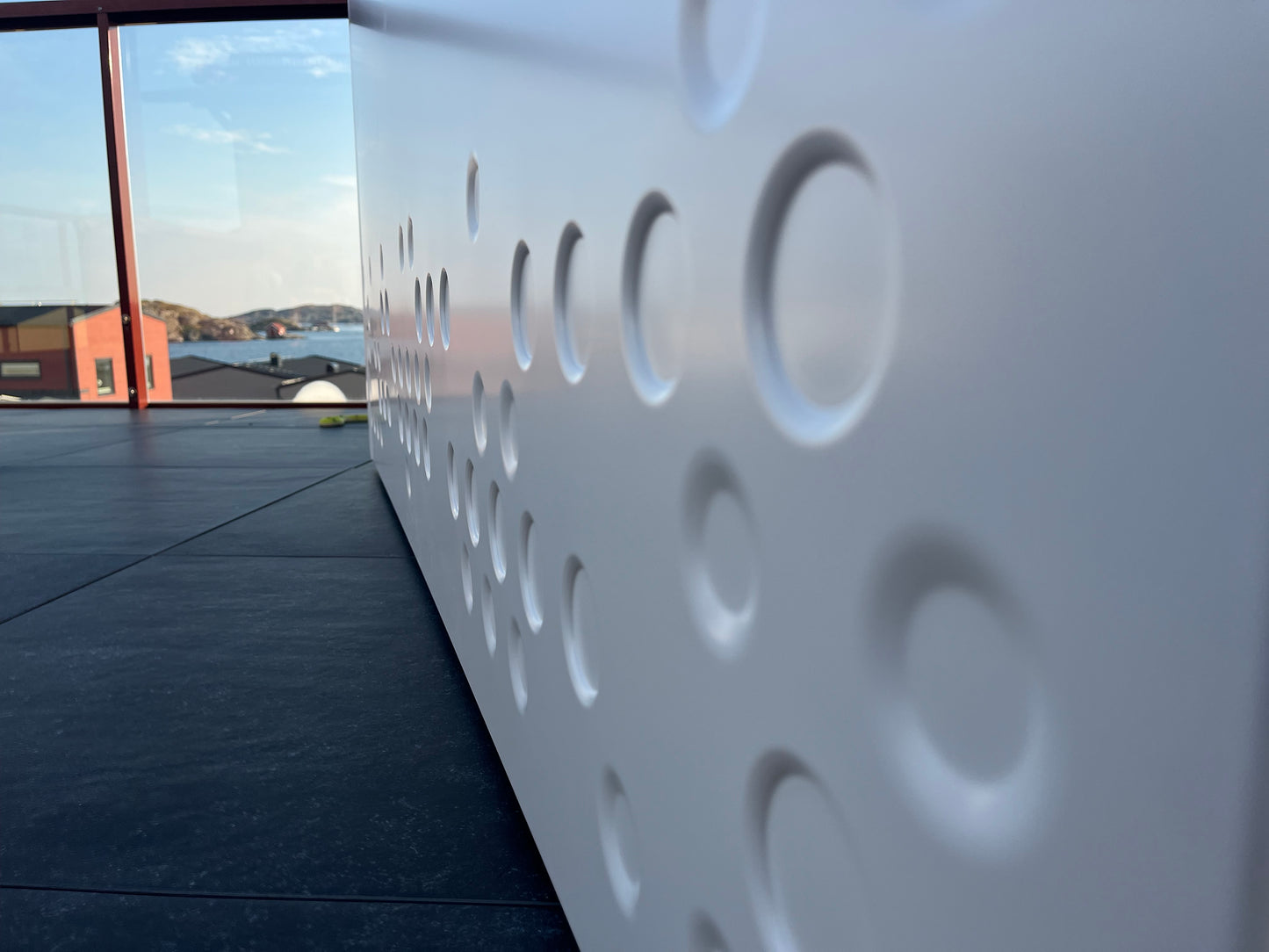 Förvaringslåda för Utomhusbruk - Vit aluminium