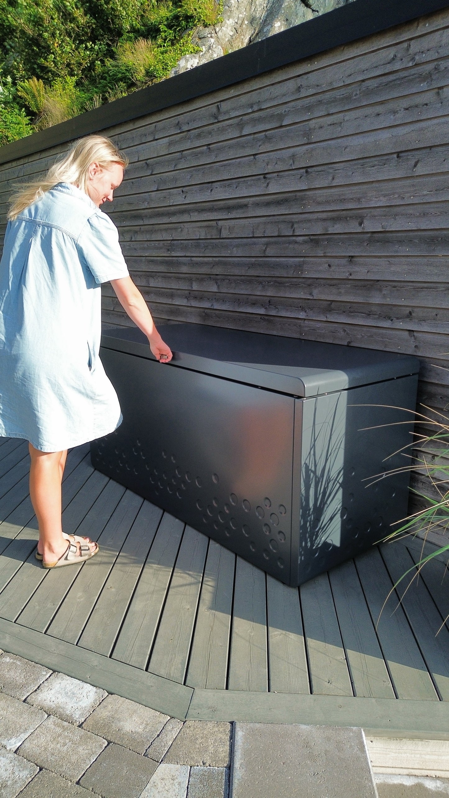 Hynderboks - Pudeboks Aluminium Sort