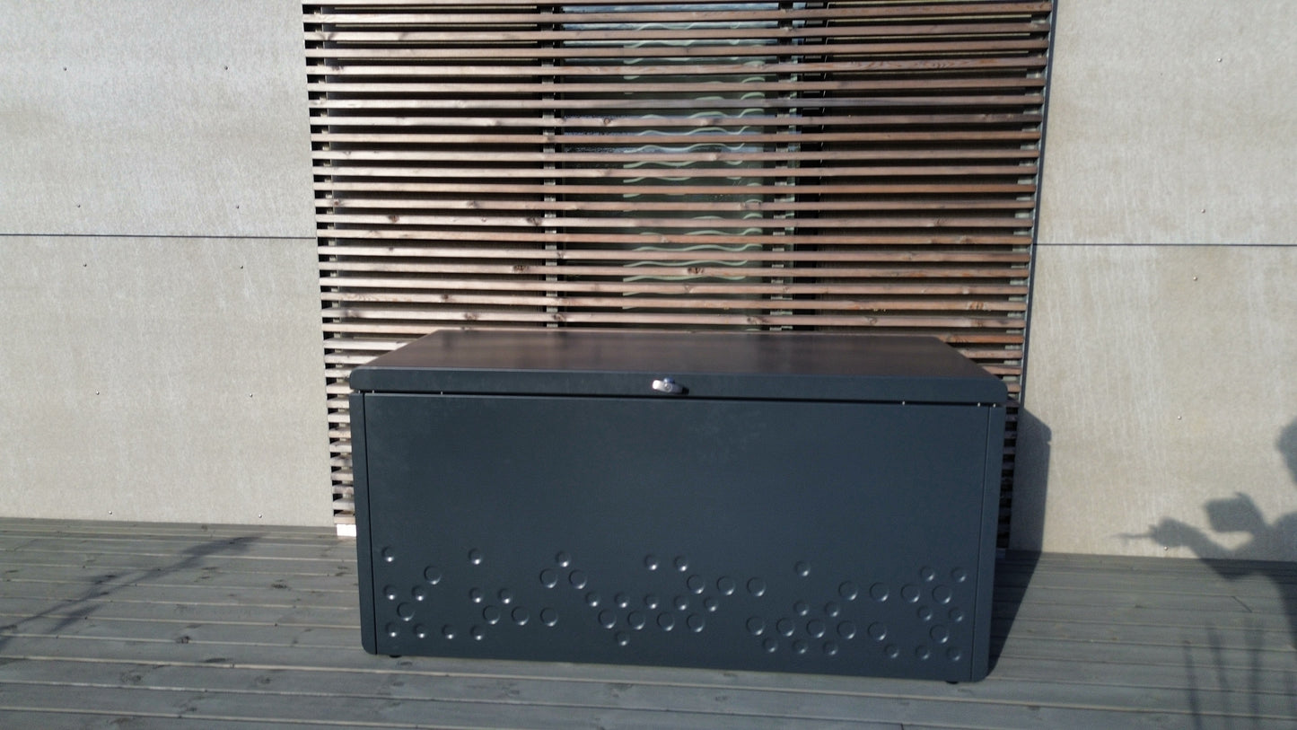 Hynderboks - Pudeboks Aluminium Sort
